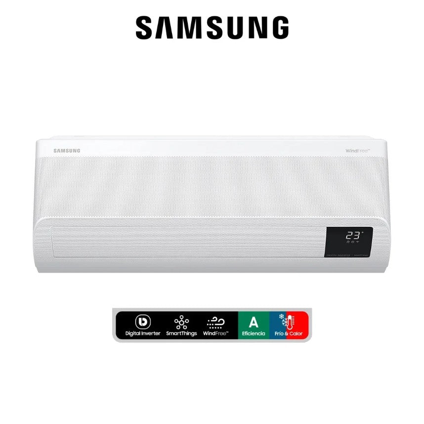 Aire Acondicionado Samsung 12000 BTU Wind-Free WiFi