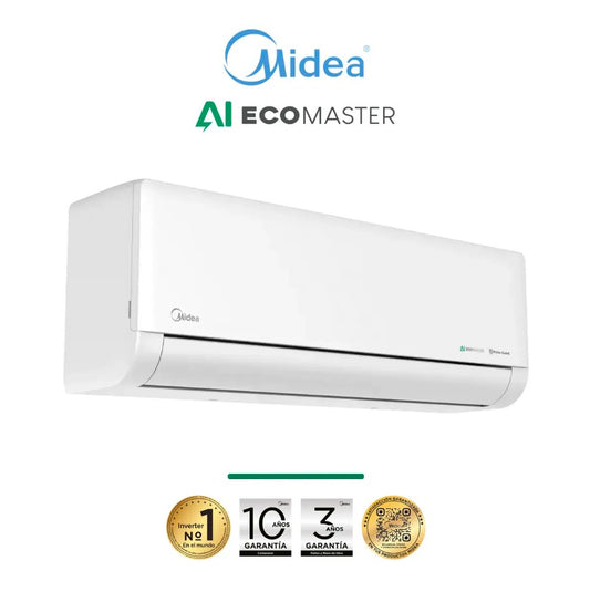 Aire Acondicionado Split Midea 12000 BTU Inverter WIFI ECOMASTER AI