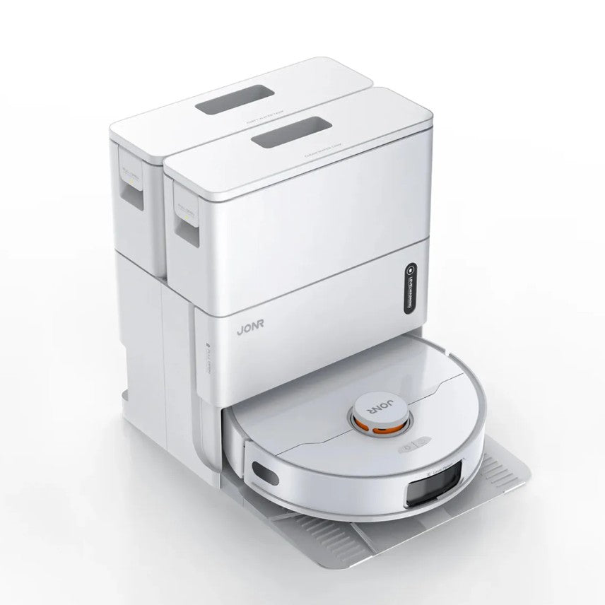 Aspiradora Robot JONR T5 Pro Gen 2 15000Pa con Mopa, Láser y Estación de Lavado/Secado