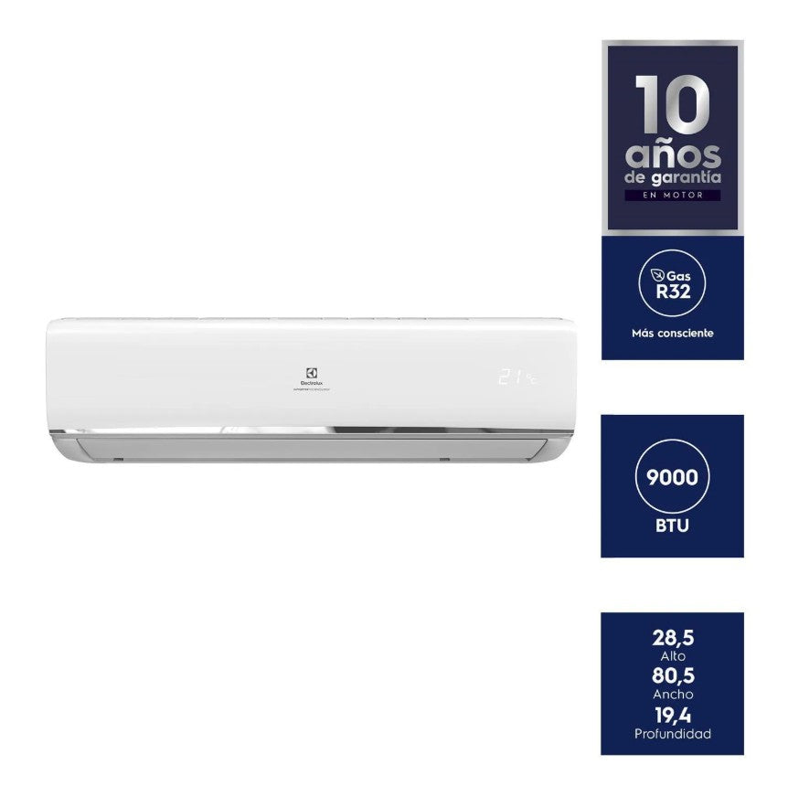 Aire Acondicionado Electrolux Inverter 12.000 BTU Frío/Calor Efficient Auto Restart