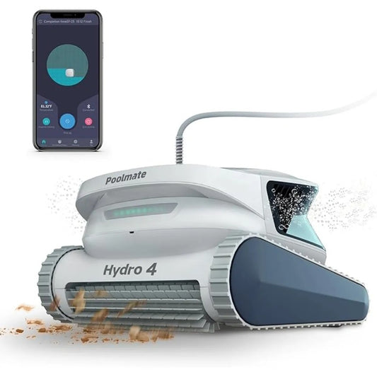 Robot Limpia Piscinas Poolmate Hydro 4 con App, 4L, para Piscinas Enterradas