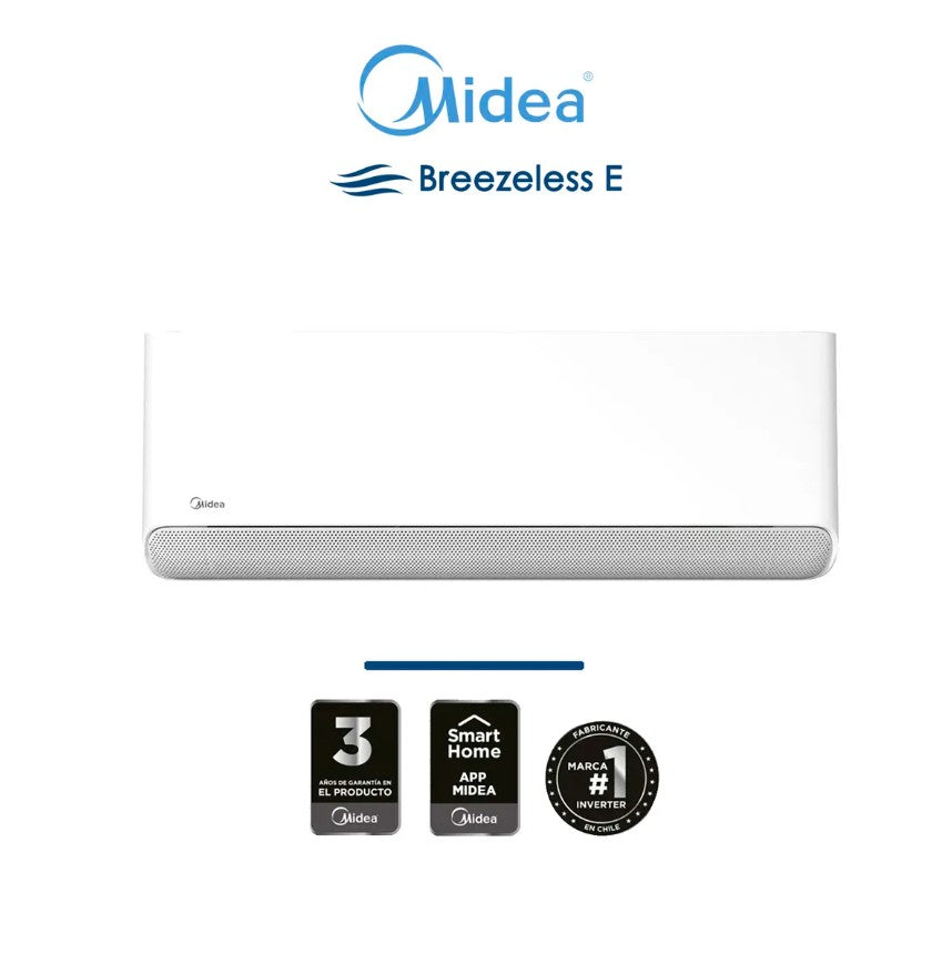 Aire acondicionado 12.000 BTU breezeless Midea
