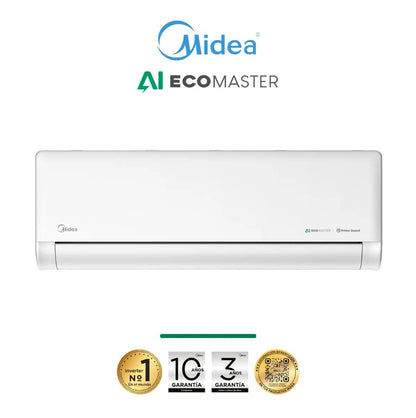 Aire Acondicionado Split Midea 9.000 BTU Inverter WiFi ECOMASTER AI