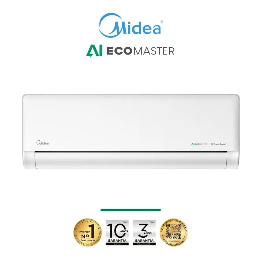 Aire Acondicionado Split Midea 12000 BTU Inverter WIFI ECOMASTER AI