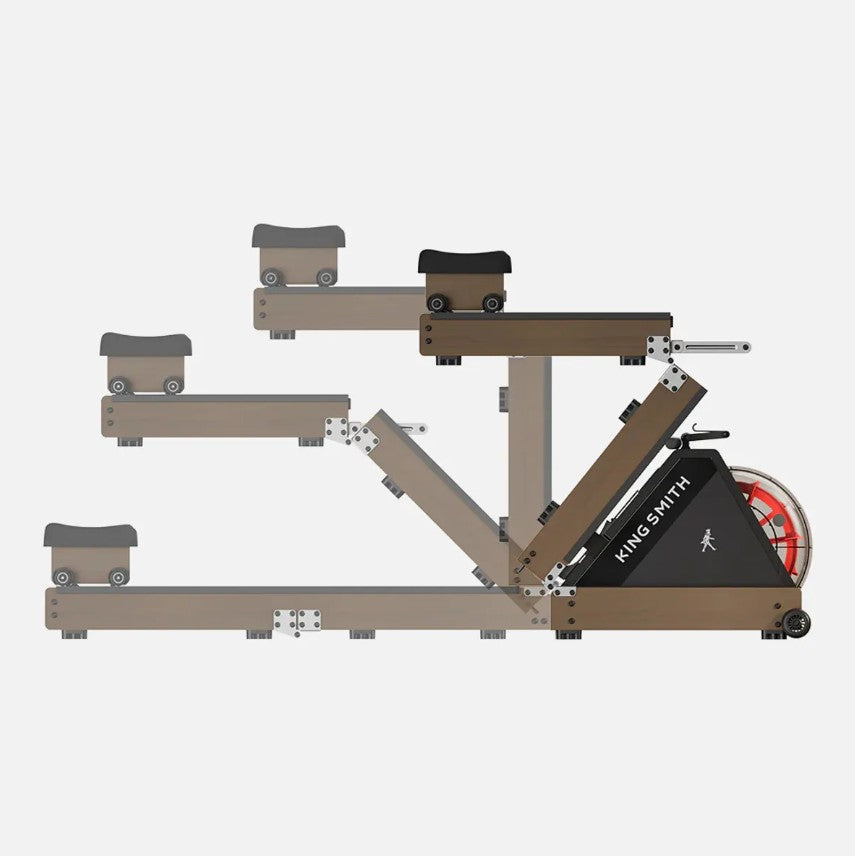 Máquina de Remo KingSmith WR20 Resistencia por Agua, Plegable Tri-Fold Hasta 120kg