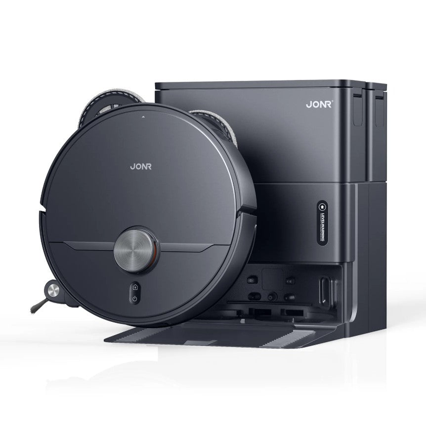 Aspiradora Robot JONR X1 Max 20000Pa con Mopa, App y Estación (Lavado 75°C + Secado 45°C)