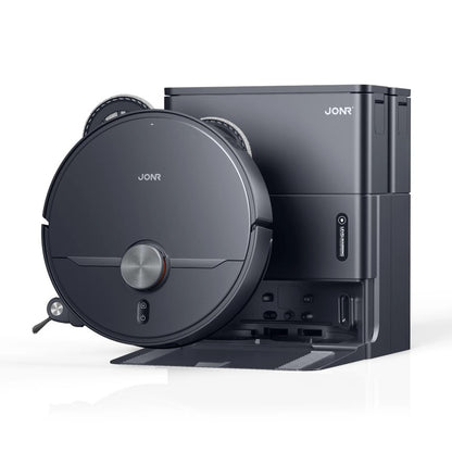 Aspiradora Robot JONR X1 Max 20000Pa con Mopa, App y Estación (Lavado 75°C + Secado 45°C)
