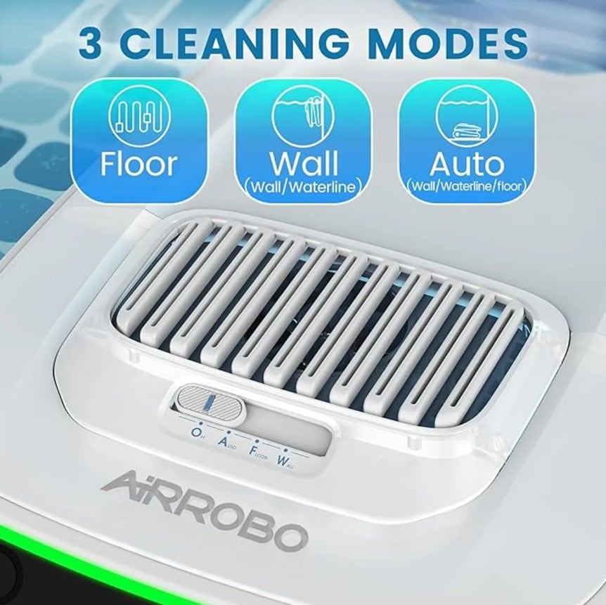 Robot Limpia Piscinas AIRROBO PC10 Inalámbrico, Filtro 4L, 120–150 min y App