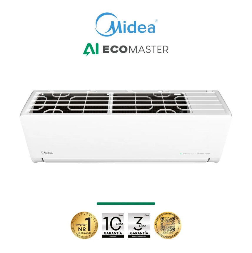 Aire Acondicionado Split Midea 9.000 BTU Inverter WiFi ECOMASTER AI