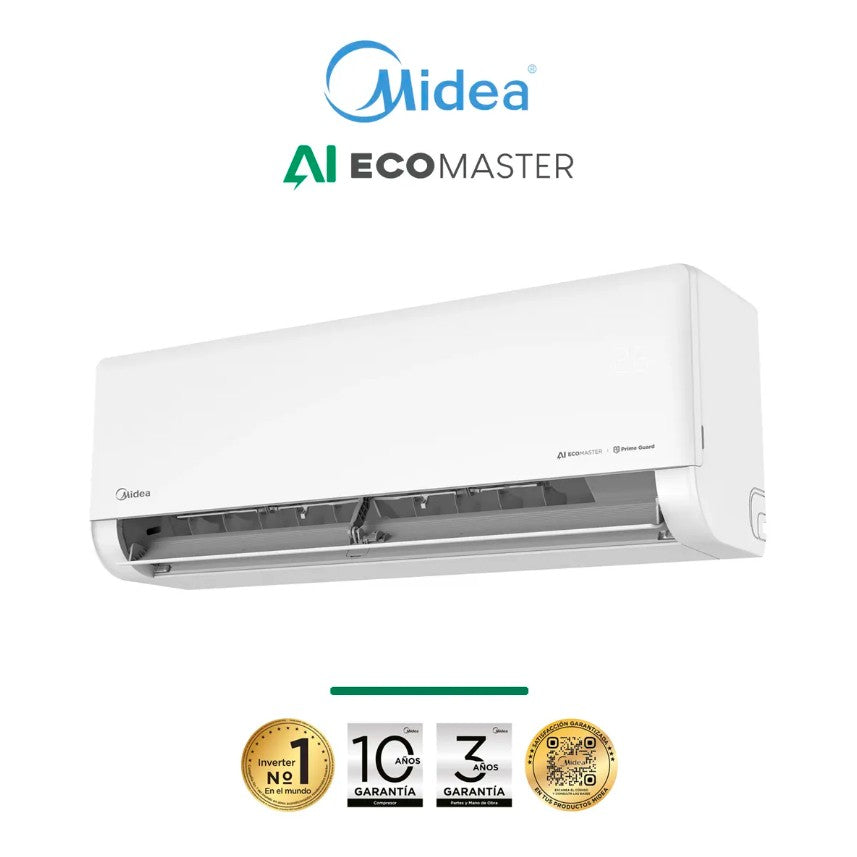 Aire Acondicionado Split Midea 12000 BTU Inverter WIFI ECOMASTER AI