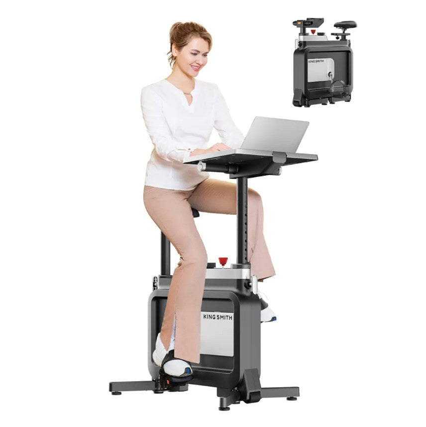 Bicicleta Estática Plegable KingSmith W1B, Resistencia Magnética 8 Niveles Hasta 120kg
