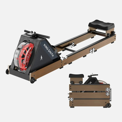Máquina de Remo KingSmith WR20 Resistencia por Agua, Plegable Tri-Fold Hasta 120kg