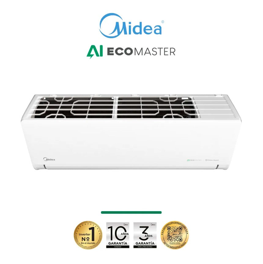 Aire Acondicionado Split Midea 12000 BTU Inverter WIFI ECOMASTER AI
