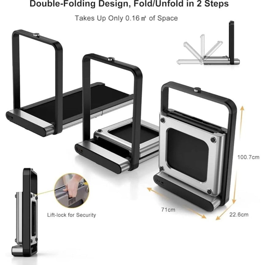 Trotadora Plegable KingSmith WalkingPad X21 12km/h, Hasta 110kg 46×121 NFC + LED