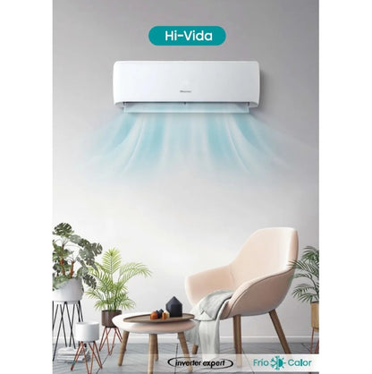 Aire Acondicionado Hisense 12.000 BTU/H Serie Hi-Vida AS-12UW4RLRKA