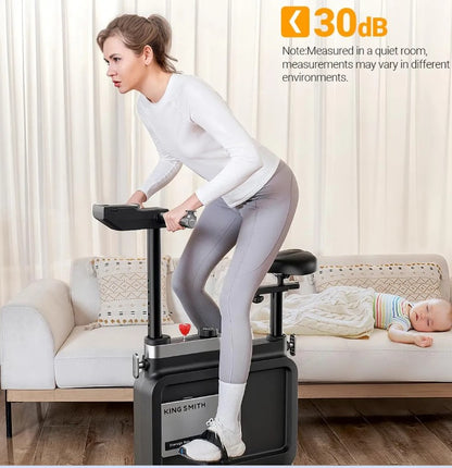 Bicicleta Estática Plegable KingSmith W1B, Resistencia Magnética 8 Niveles Hasta 120kg