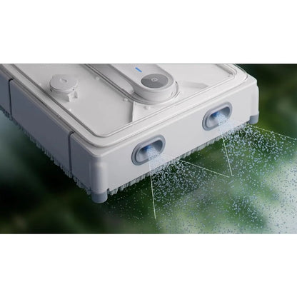 Robot Limpiavidrios HUTT W9 3800Pa con Control Remoto, Láser y Depósito 150ml 220V