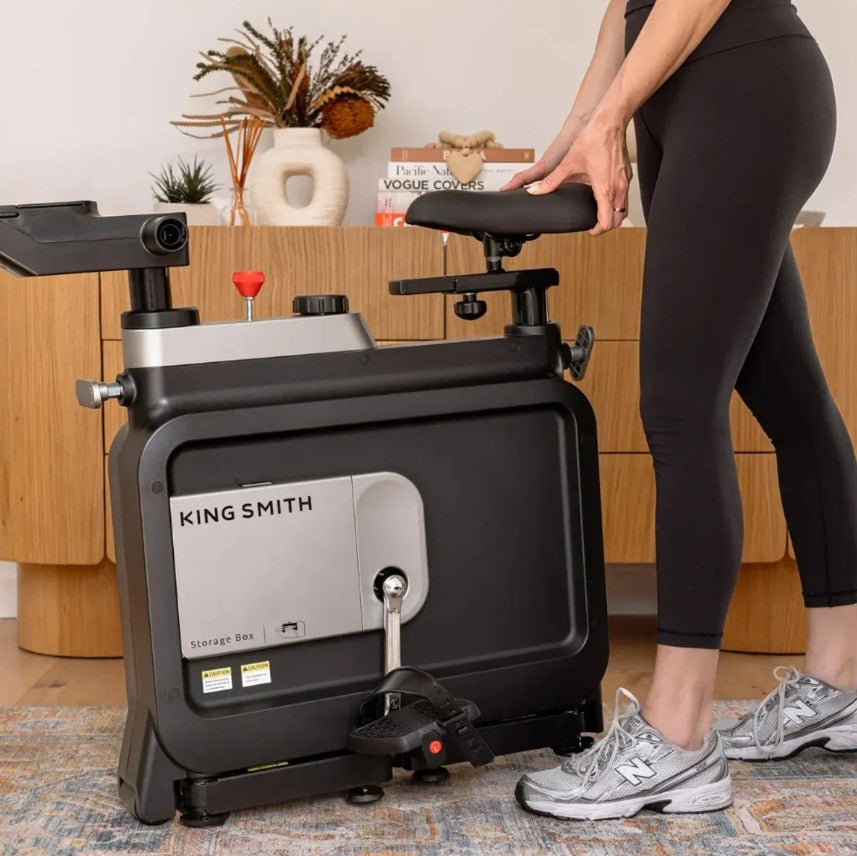 Bicicleta Estática Plegable KingSmith W1B, Resistencia Magnética 8 Niveles Hasta 120kg