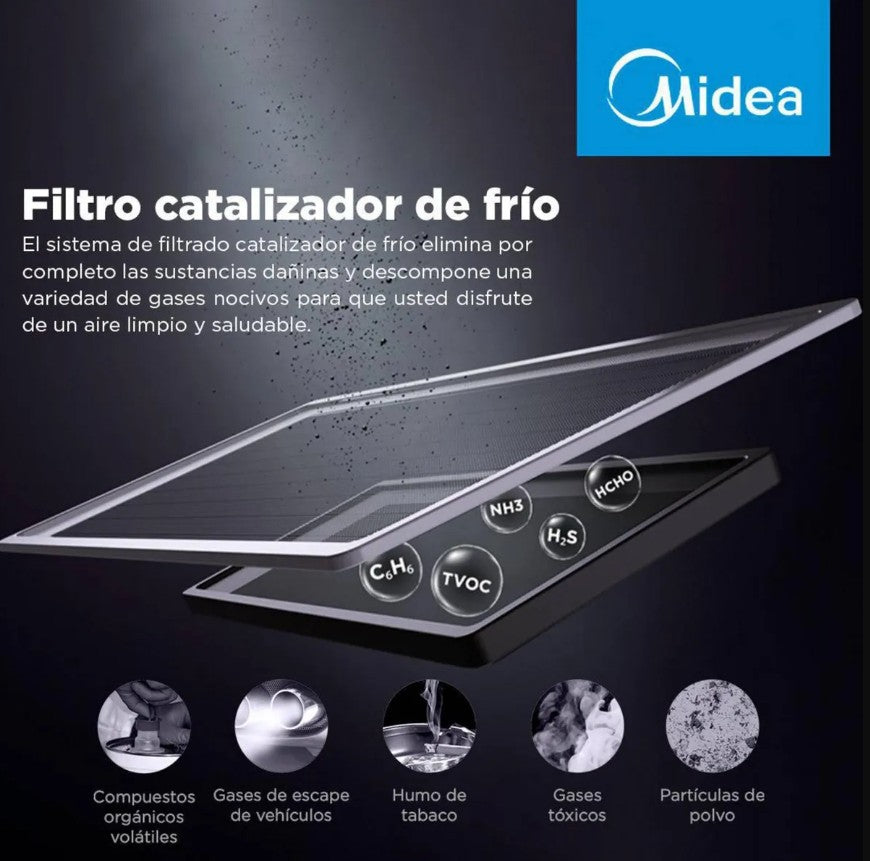 Aire Acondicionado Midea Consola Xtreme Heat Inverter Frio-Calor 18000 BTU + WiFi + Instalación Básica