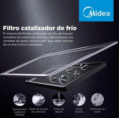 Aire Acondicionado Midea Consola Xtreme Heat Inverter Frio-Calor 18000 BTU + WiFi + Instalación Básica