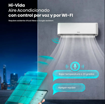 Aire Acondicionado Hisense 18000 BTU Hi-Vida Inverter Expert