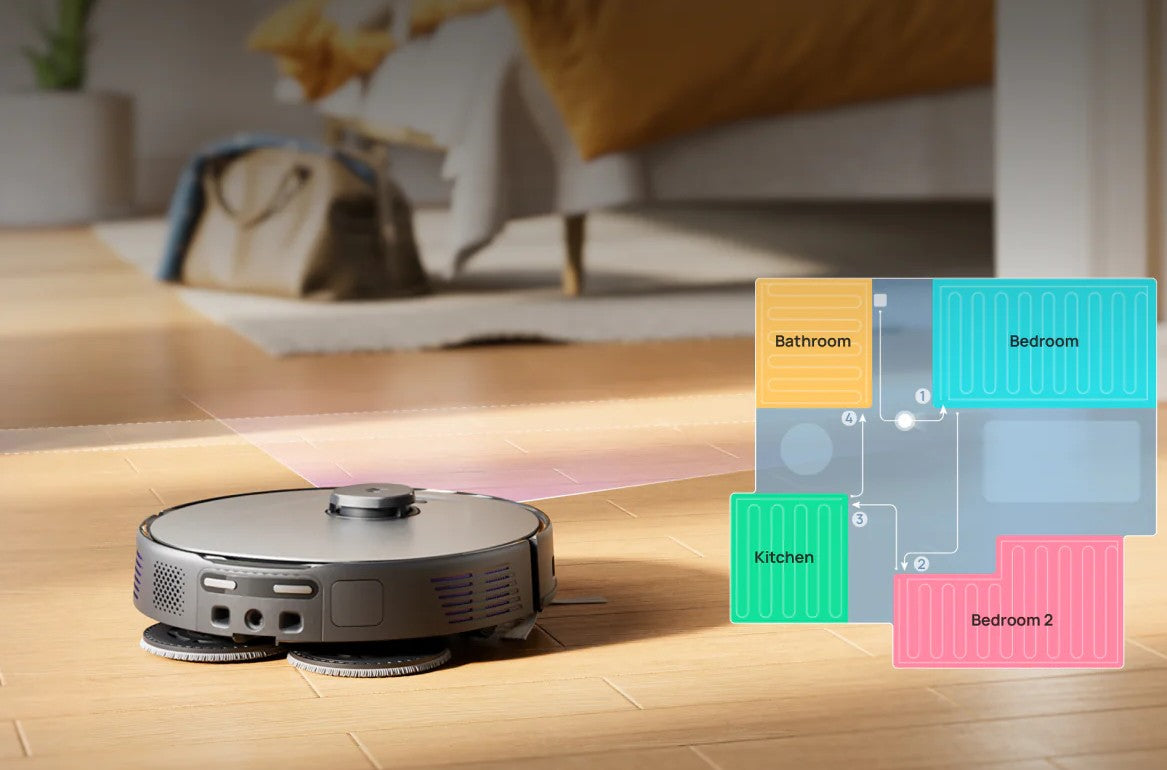Aspiradora Robot 3i P10 Ultra 18000Pa con Mopa, App y Base (350×457×420 mm)