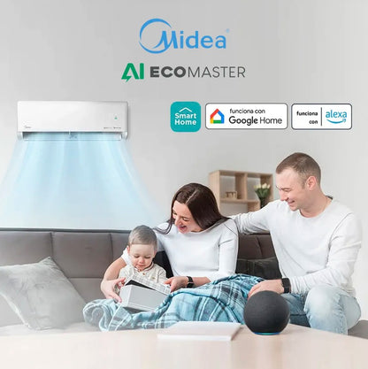 Aire Acondicionado Split Midea 18000 BTU Inverter WIFI ECOMASTER AI