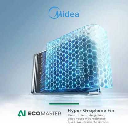 Aire Acondicionado Split Midea 9.000 BTU Inverter WiFi ECOMASTER AI