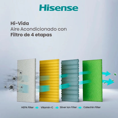 Aire Acondicionado Hisense 18000 BTU Hi-Vida Inverter Expert