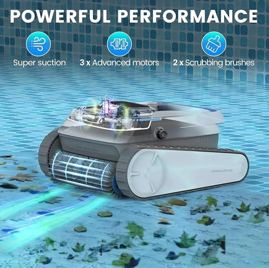 Robot Limpia Piscinas AIRROBO PC10 Inalámbrico, Filtro 4L, 120–150 min y App