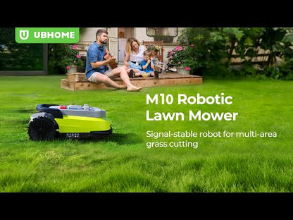 Robot Cortacésped UBHOME M10 RTK+AI Vision sin cable perimetral, con App Hasta 1000 m2